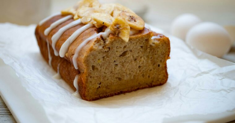 Bolo Vegan de Banana e Nozes