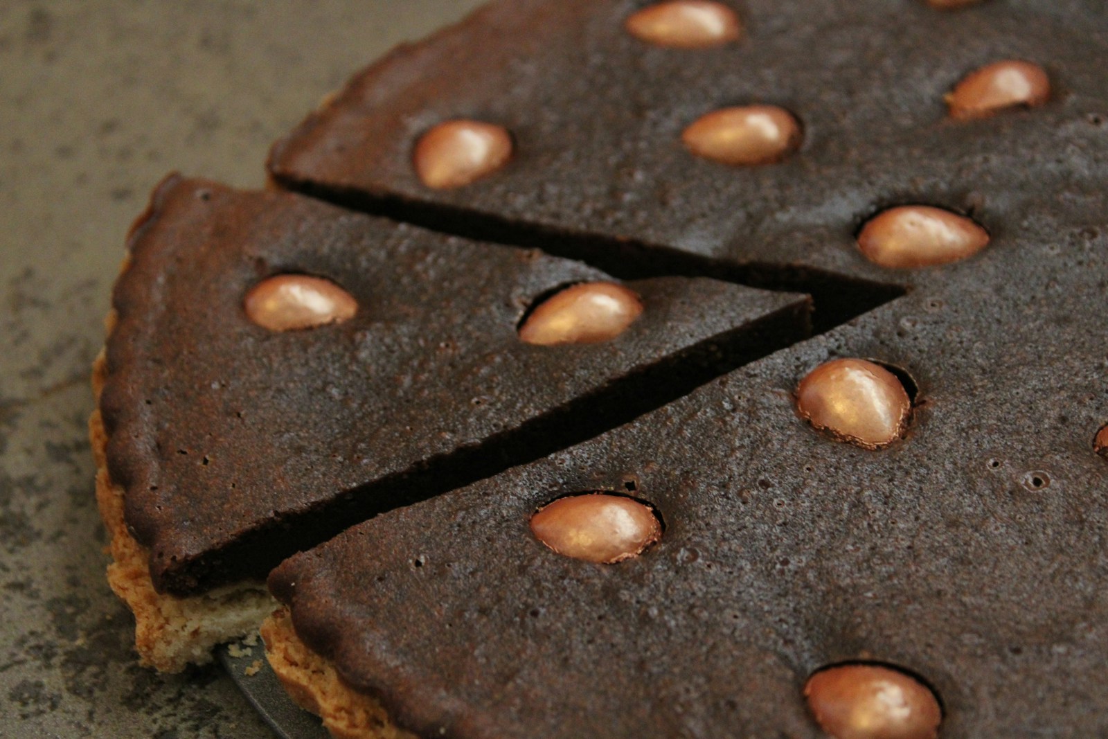 Tarte de Chocolate e Amêndoas