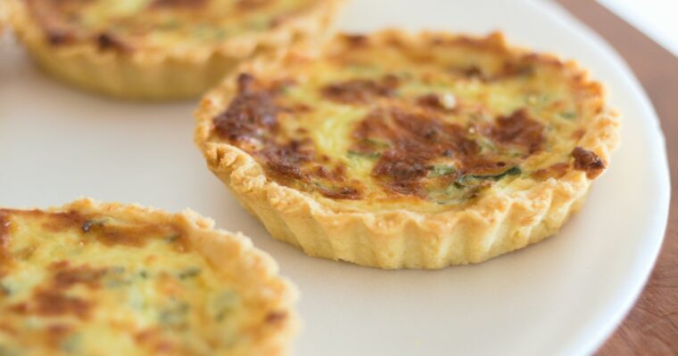 Quiche de Espinafre e Queijo