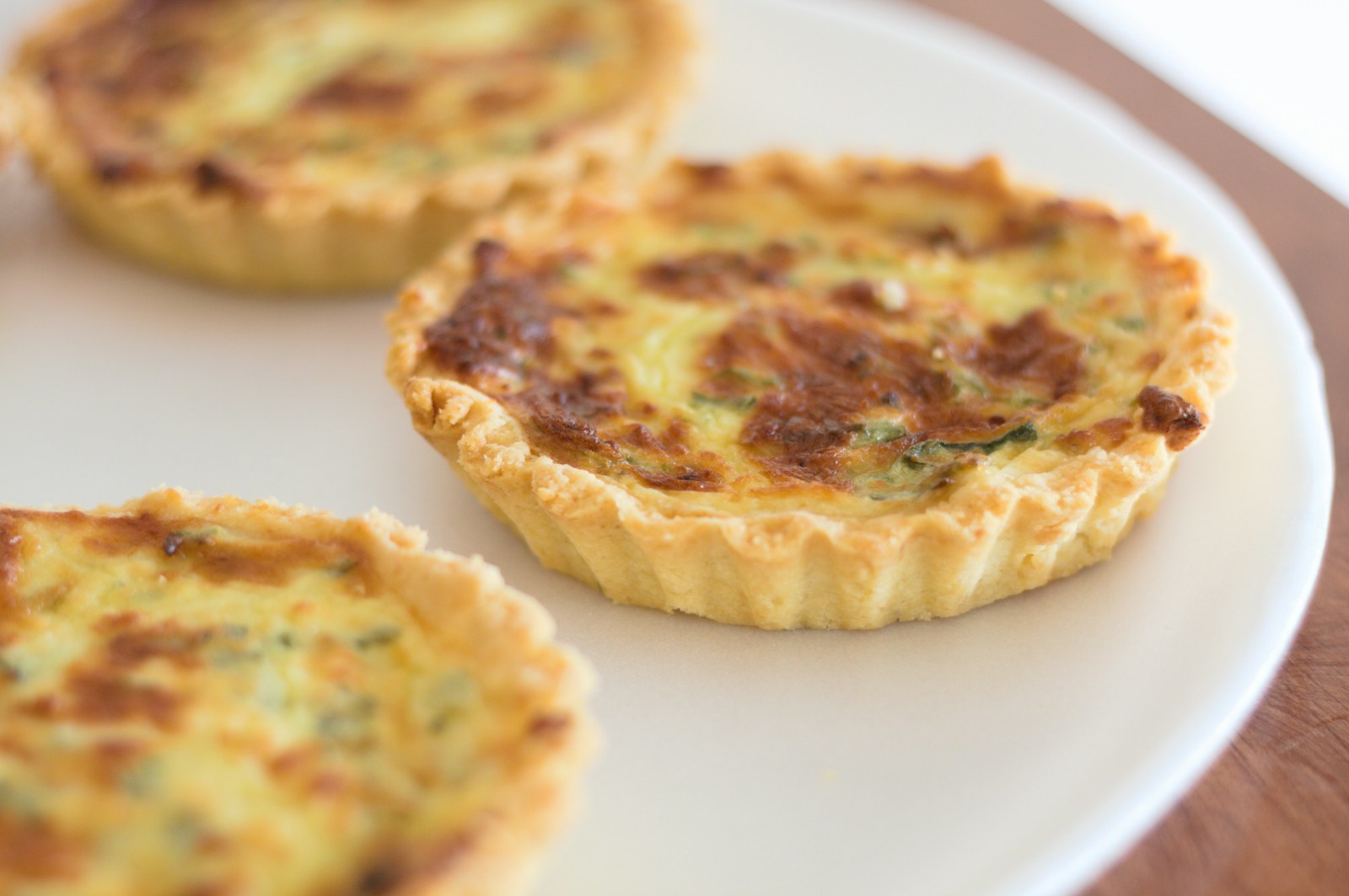 Quiche de Espinafre e Queijo